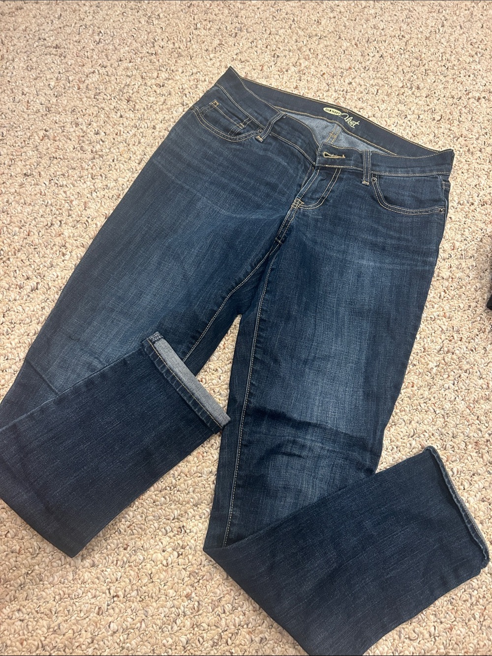 Old Navy Flirt Women's Dark Blue Straight Leg Jeans